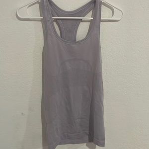 Lavender lululemon swiftly tech tank top size 2